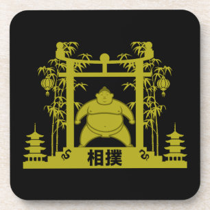 Sumo Wrestler Getränkeuntersetzer