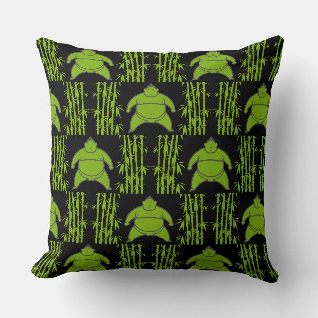 Sumo Wrestler Kissen (Vorderseite)