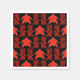 Sumo Wrestler Serviette