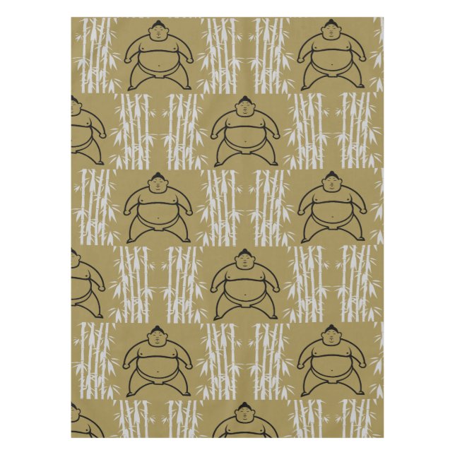 Sumo Wrestler Tischdecke (Vorderseite)