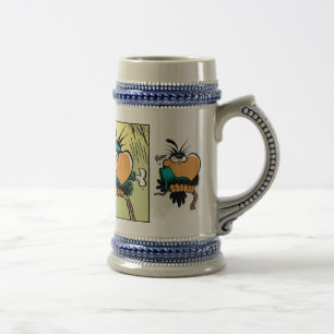 Sumpf Bludgerigar Comic-Bier Stein Bierglas