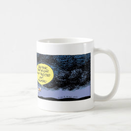 Sumpf duckt stürmisches Wetter Tasse