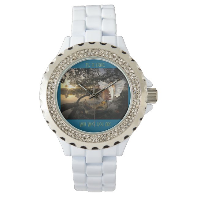 Sumpf Engel Armbanduhr (Vorderseite)