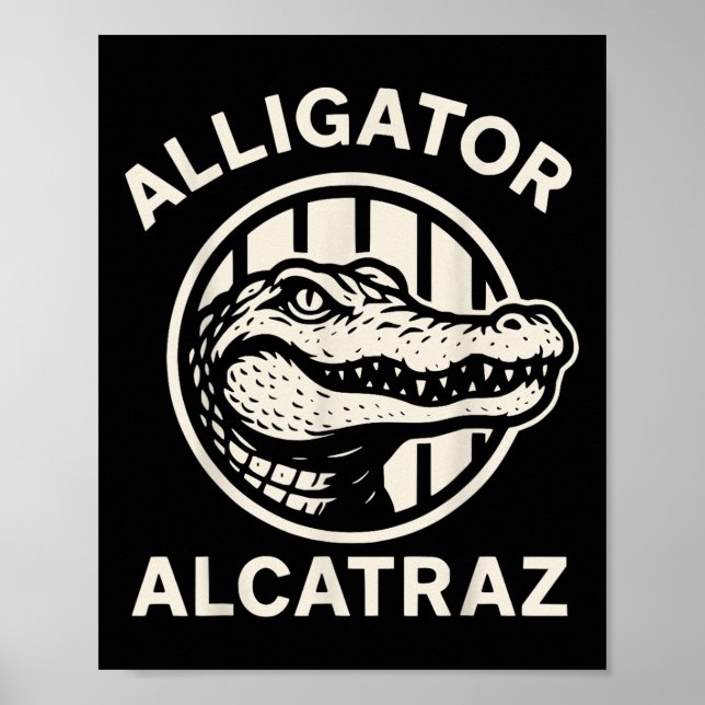Sumpf Gefängnis Alcatraz Style Alligator Bayou Con Poster (Vorne)