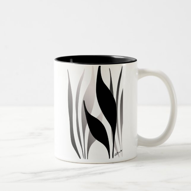 Sumpf-Gras II Zweifarbige Tasse (Rechts)