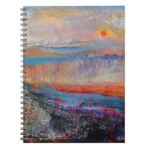 Sumpf-Sonnenuntergang 2013 Notizblock