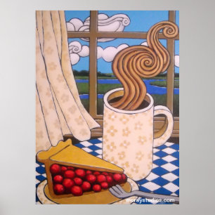 "Sumpf u. Wolken " Poster