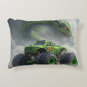 Sumpfbestie: Toxic Skull Monster Truck Dekokissen