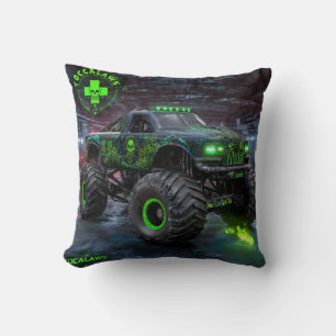 Sumpfbestie: Toxic Skull Monster Truck Kissen