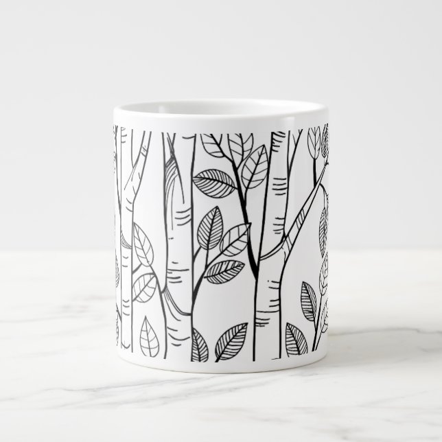 SumpfBirke - Betula alleghaniensis - Ureinwohnende Jumbo-Tasse (Vorderseite)