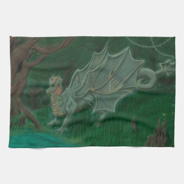 Sumpfdrache Küchentuch (Horizontal)