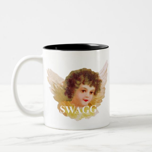 Sumpfengel Zweifarbige Tasse (Links)