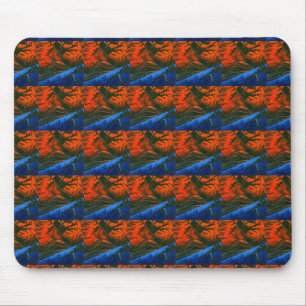 "Sumpffeuer #6" Abstraktes Design-Mousepad Mousepad