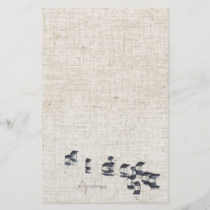 Sumpfgebiet-Vogel-Briefpapier Briefpapier