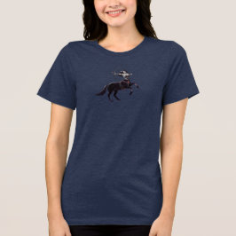 Sumpfhexe-Zentaur-Orc-Dark-Fantasy-Kriegerin Tri-Blend Shirt