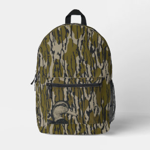 Sumpfland-Tarnung-Wasserwild-Entenjagd Bedruckter Rucksack