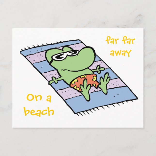 Sumpfmarsch der Frosch-Postkarte Postkarte (Vorderseite)