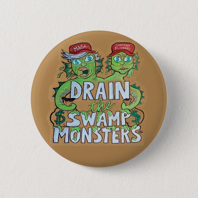 Sumpfmonster entleeren button (Vorderseite)