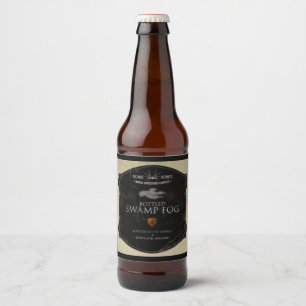 Sumpfnebel-Etikett Bierflaschenetikett