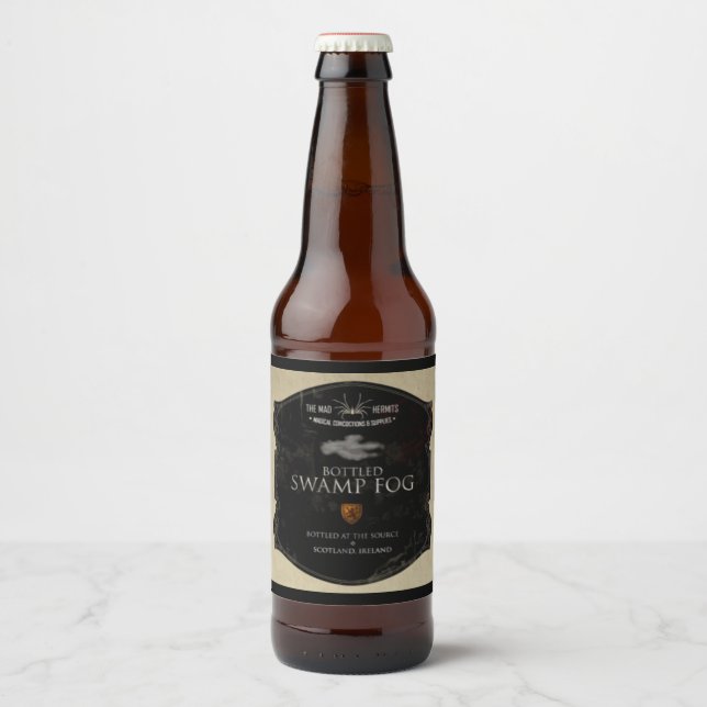 Sumpfnebel-Etikett Bierflaschenetikett (Vorderseite)