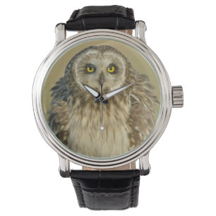 Sumpfohreule-Uhr Armbanduhr