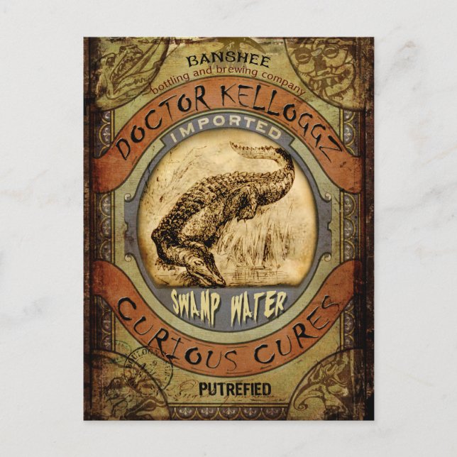 Sumpfwasser Postkarte (Vorderseite)