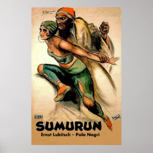 SUMURUN~Ernst Lubitsch ~ Pola Negri ~ Deutschland Poster