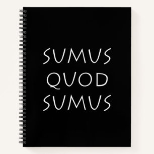 Sumus quod sumus notizbuch