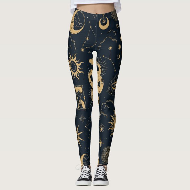 Sun and Moon -Astronomy Witch Leggings (Vorderseite)