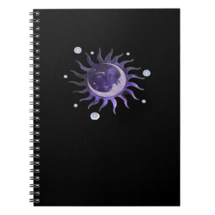 Sun and Moon Whimsigothic Gothic Witchy Hexe Notizblock