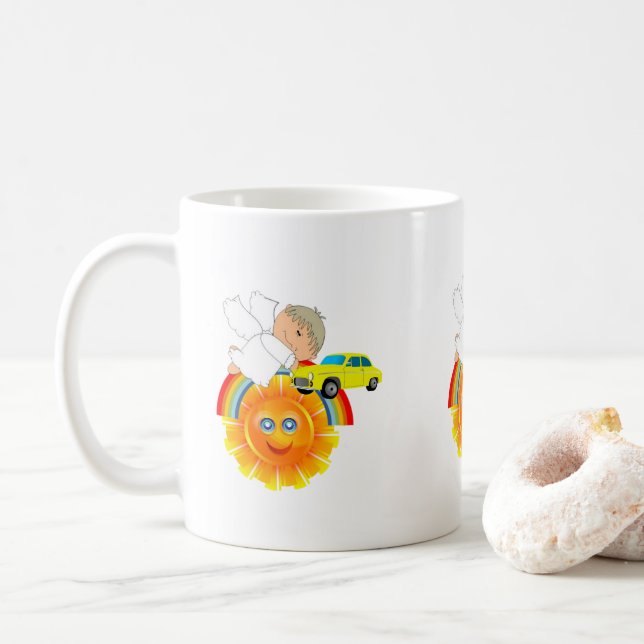 Sun Angel Rainbow Tasse (Mit Donut)