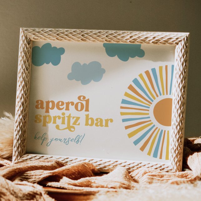 Sun Aperol Spritz Bar Sign Poster (Von Creator hochgeladen)