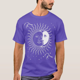 Sun Astrologie Lover Celestial Bodies Moon Astrono T-Shirt