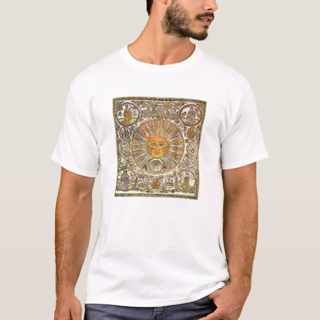 Sun Astrologie T-Shirt (Vorderseite)