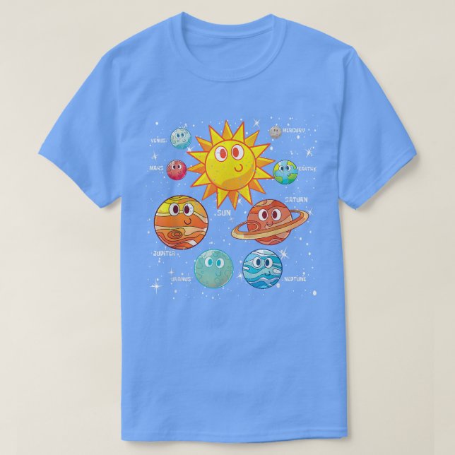 Sun Astronomer Space Science Astronomie Niedlich P T-Shirt (Design vorne)