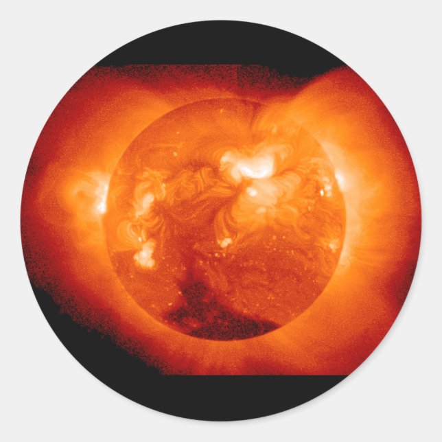 Sun-Aufkleber Runder Aufkleber (Vorderseite)