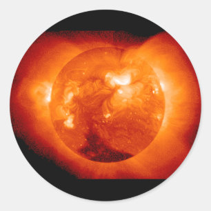 Sun-Aufkleber Runder Aufkleber