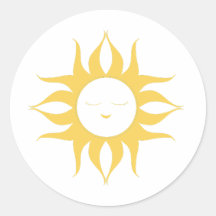 Sun-Aufkleber