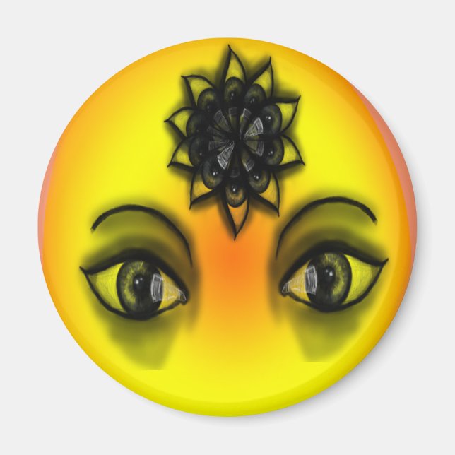 Sun Augen Magnet (Vorne)