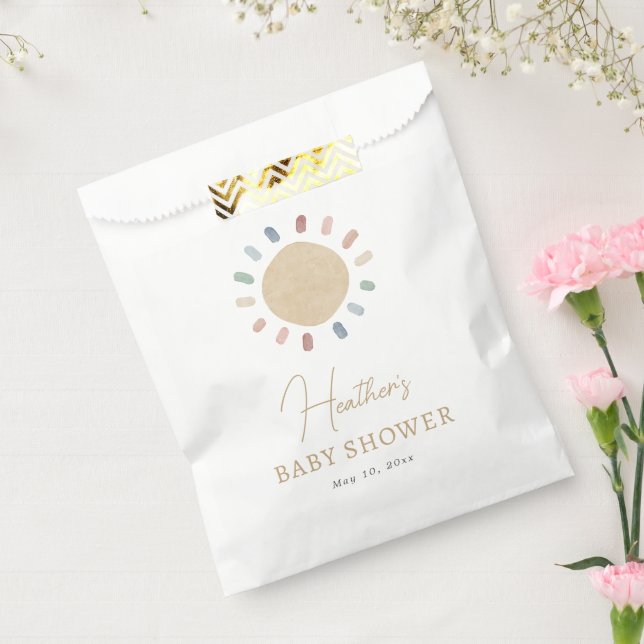 Sun Baby Dusche Geschenktütchen (Versiegelt)