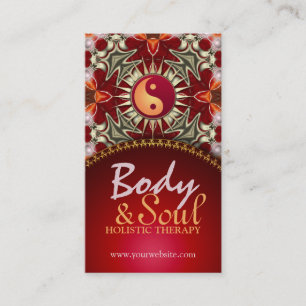 Sun Balance New Age Reiki Yoga Business Cards Visitenkarte