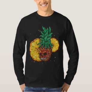Sun Beach 2022 Skelett Ananas Fruit Tropical S T-Shirt