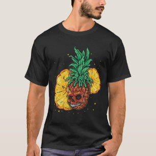 Sun Beach 2022 Skelett Ananas Fruit Tropical S T-Shirt