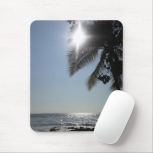 Sun beleuchtete Palm Tree Ocean Mouse Pad Mousepad