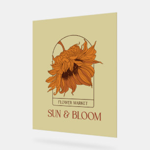 Sun & Bloom Acrylschild