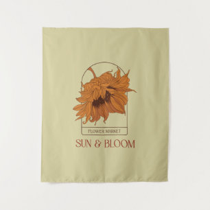 Sun & Bloom Wandteppich