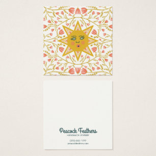 Sun & Blume Earring Necklace Juwelier Display Card