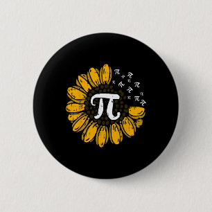 Sun-Blume Pi Day Coole Mathematik Symbole Lehrer S Button