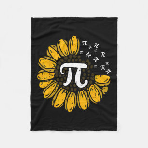 Sun-Blume Pi Day Coole Mathematik Symbole Lehrer S Fleecedecke