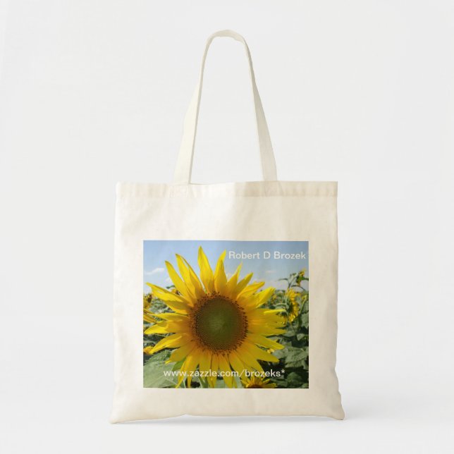 Sun-Blumen-Tasche Tragetasche (Vorne)